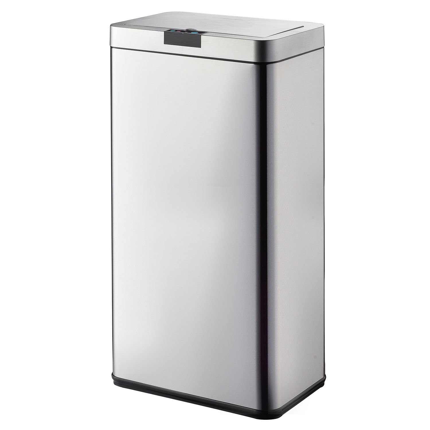 HomeTronix Automatic Sensor Bin 80L, Touchless Motion Sensor Kitchen Bin, Stainless Steel Smudge-Resistant Finish, Soft Close Lid, Hands-Free Waste Bin, Battery Powered, Stay-Open Function