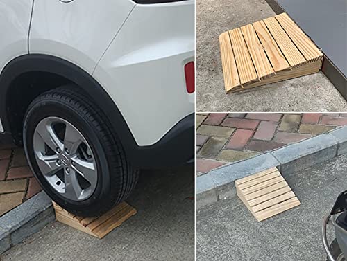 Rampas de madera para bordillo para autos y motos miniatura 6