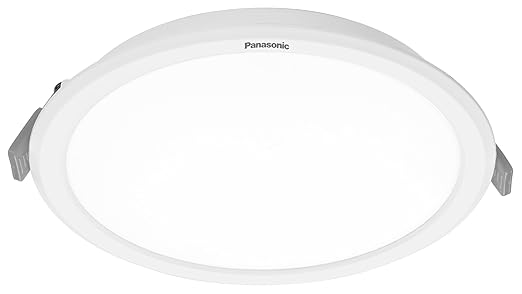 Panasonic 15 Watt LED PC Downlight, Round Ceiling Light for Home, Cut Out is 15cm, 6500K Cool Day Ceiling Downlight Light