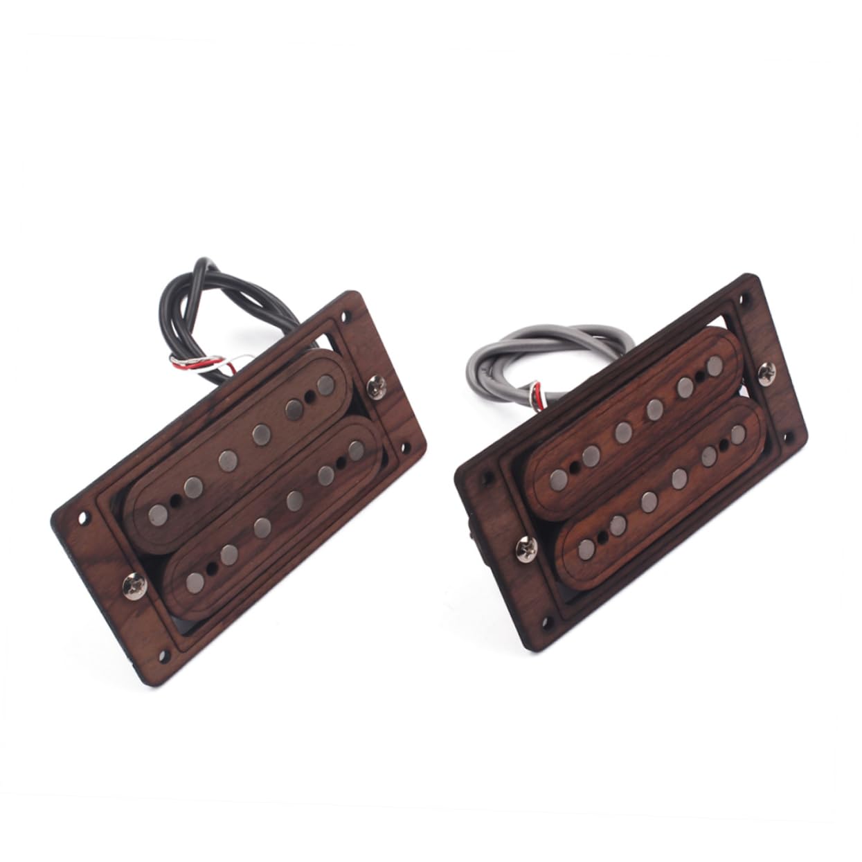 Pickup Humbucker in Legno di Rosa Gmc52 per Chitarra a 6 Corde | Ricambio per Chitarra Elettrica, Toni Bilanciati Classici, per Chitarrista