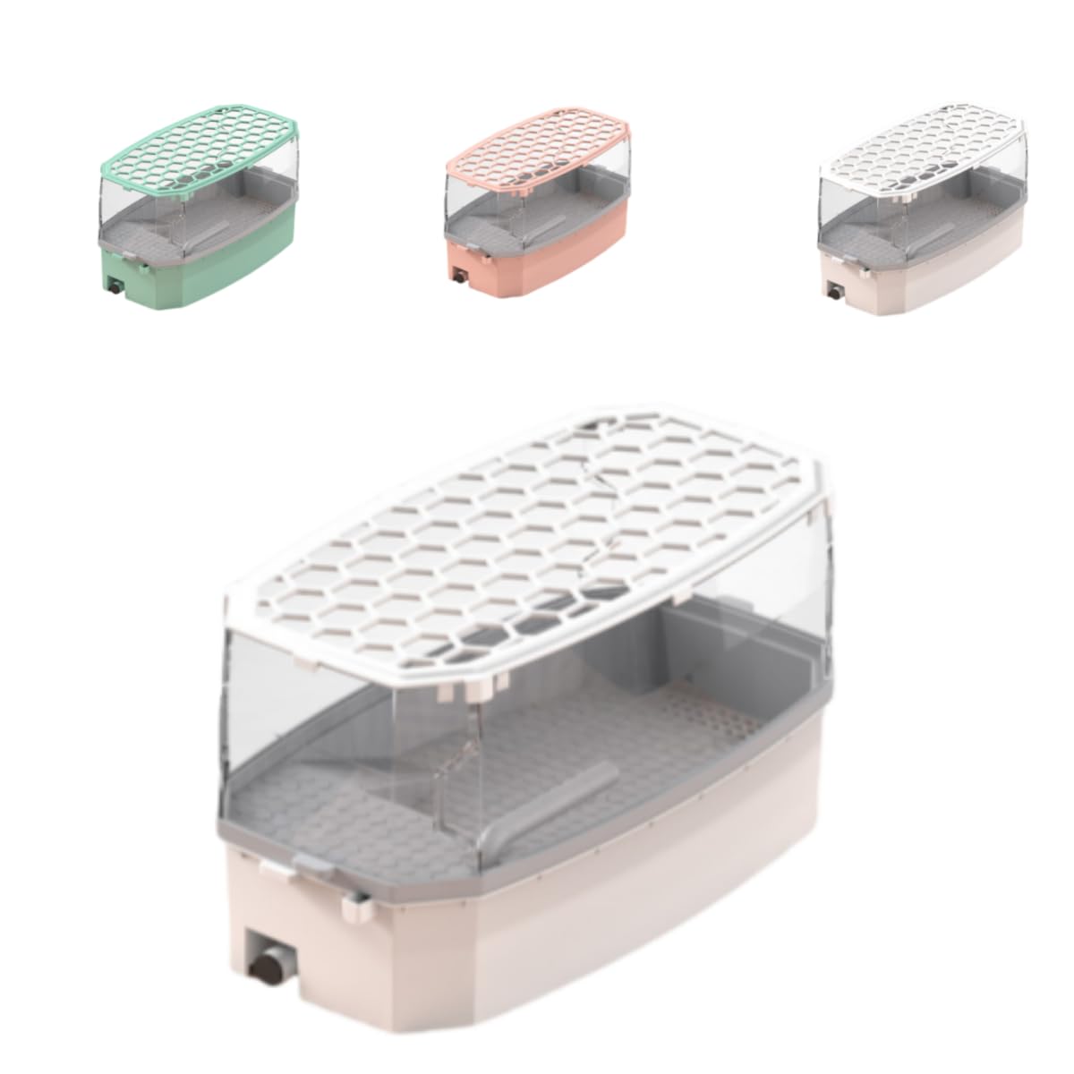 Amazon | TAKEY亀の水槽 蓋付き カメ用水槽 亀 水槽