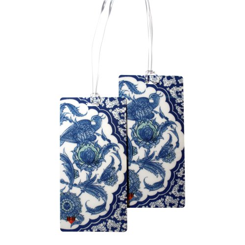 Luggage Tags - Bag Tag Travel ID Set for Suitcase, Baggage, with Designs by 11:11 (2 PC)