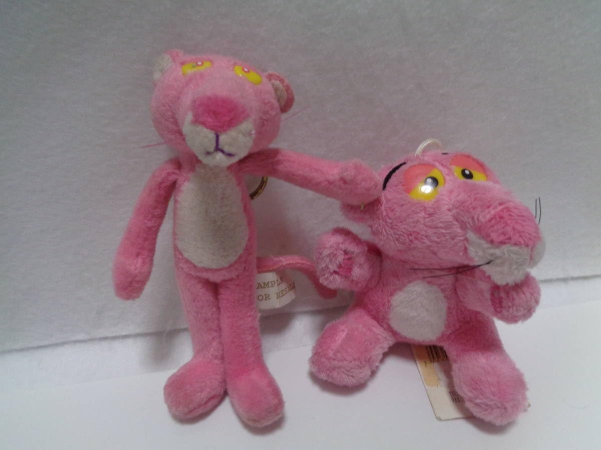 新品未使用　レトロ　年代物　ピンクパンサー　キーホルダー Amazon.co.jp: Pinkpanther ピンクパンサー キーホルダー 4種