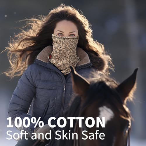 Image of FR Neck Gaiter Fire Resistant Face Mask for Emergency Prep, Wildfire Safety - Moisture-Wicking Cotton ASTM Certified