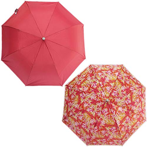 rainpopson Orange & Printed 2 Fold Umbrella for Women & Men (Multicolour)- Combo Offer Set of 2-picture-55