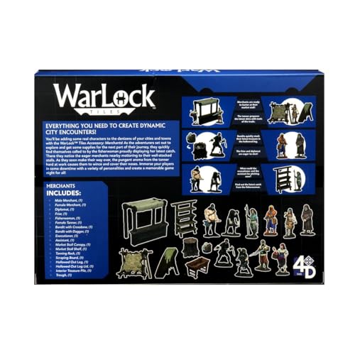 WizKids Warlock Tiles: Accessory – Merchants miniatura 4