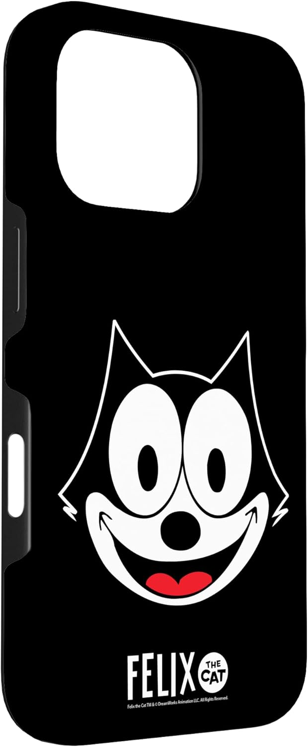 iPhone 16 Pro Felix the Cat Big Face Halloween Costume Case