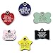 LuckyPet Durable Plastic Pet ID Tag, Outlasts Aluminum Tags for The Same Price, Custom Engraved, Small Blue Round