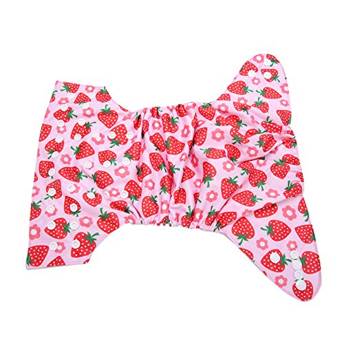 Reusable Infant Swim Diaper with Pocket, Cloth Hook Loop, Waterproof and Breathable PUL, Soft Cloth Inner Layer (BL006)