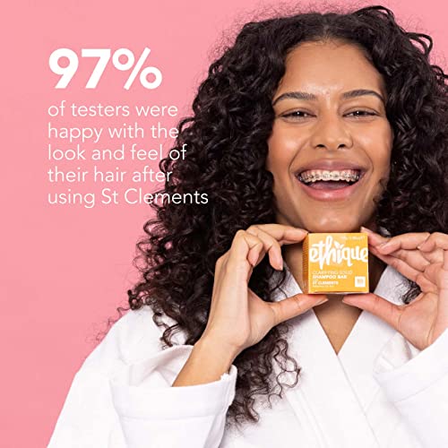 Ethique Clarifying Solid Shampoo Bar for Oily Hair (80 Washes)- St Clements - Vegan, Eco-Friendly, Plastic-Free, Cruelty-Free - Image 5