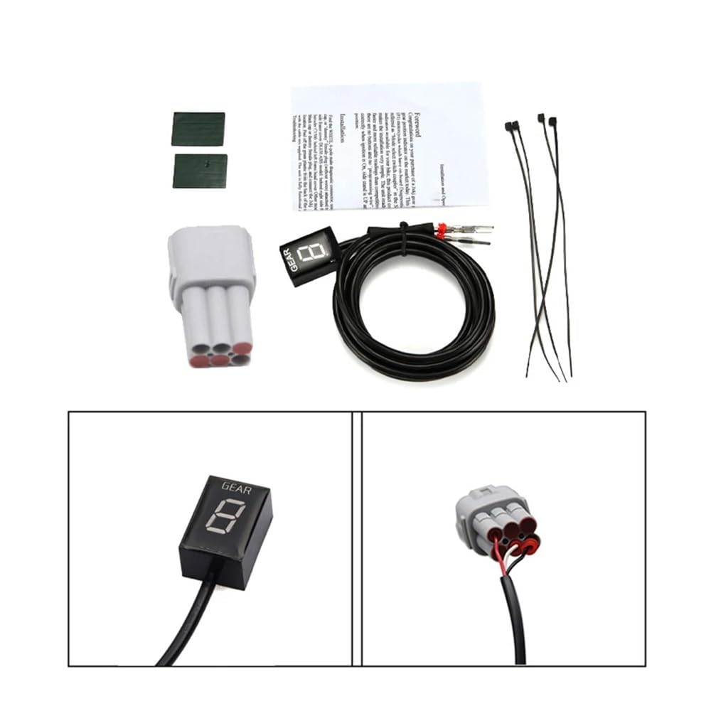 Indicador de Marcha Indicador De Marchas 1-6 para SU&ZUKI para Intruder C1500 2005 2006 2007 2008-2010 2011 2012 para Intruder M1500 2009-2015 Accesorios para Motocicleta