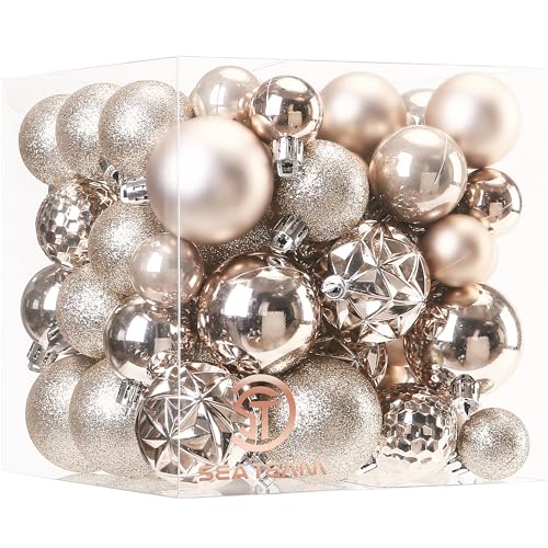 Sea Team 70er-Pack Weihnachtskugeln mit Strings,...
