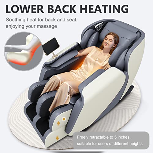 Bilitok Massage Chair Recliner With Zero Gravity Heating And Bluetooth Functions Foot Roller, Airbags, Neck Shoulder Back Calf And Foot Massager, Easy To Use At Office And Home… #TOP2