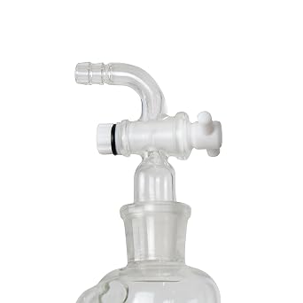 Single Jacketed Glass Reactor,5L Laboratory Glass Reactor with Digital Display Temperature,Electric Heating Mantle Glass Reactor with Spiral Condenser