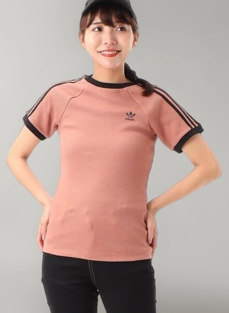 adidas スリーストライプス スリム半袖Tシャツ オリジナルス Amazon | [アディダス オリジナルス] 【adidas Originals