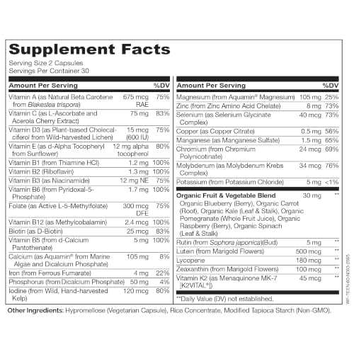 NATURELO Whole Food Multivitamin for Teens
