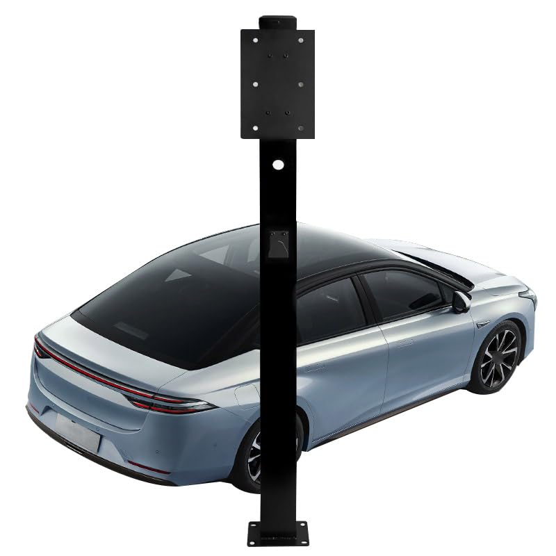 Connecteur de chargeur EV Pied de charge, colonne de pile de charge de véhicule énergétique montée au sol, adaptateur de câble monté sur véhicule...