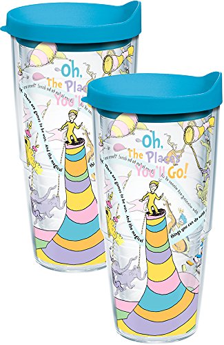 Tervis Dr. Seuss Oh The Places You’ll Go Wrap Tumbler, 24-Ounce, 2-Pack
