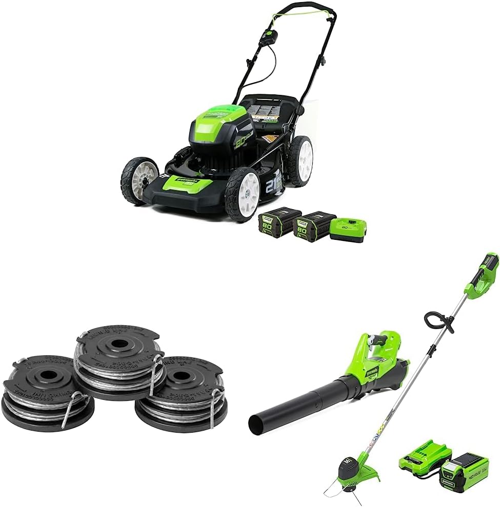 Greenworks Pro 80V 21" Brushless Cordless Lawn Mower & 0.