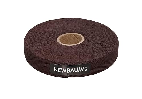Newbaum's Cinta de tela de algodón, rollo de 30 pies (cinta de agarre para Lyra Hoop, Trapeze y manubrio de bicicleta) (chocolate)