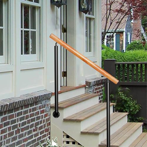 Rampe d'escalier à 2 ou 4 marches latérale avec tige réglable - 2