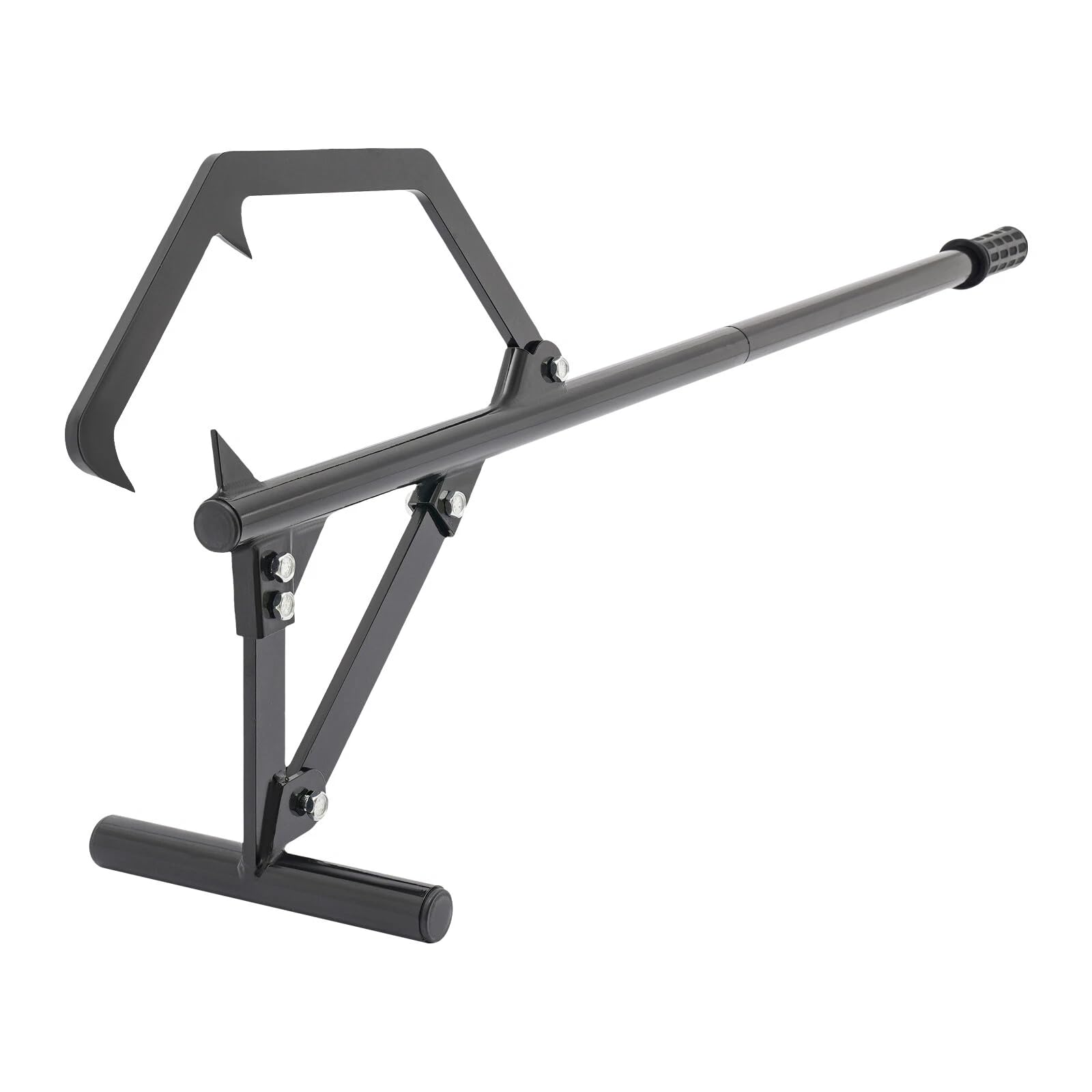 Levier d'abattage réglable de 65 cm - En acier spécial - Avec poignée en caoutchouc - Charge maximale : 600 kg - Pour abattage d'arbre et fendage de bois