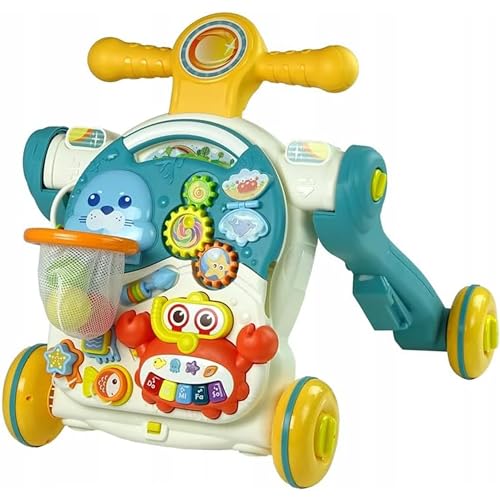 COIL Lauflernwagen Baby 5-in-1 Laufhilfe mit Musik und Licht,...