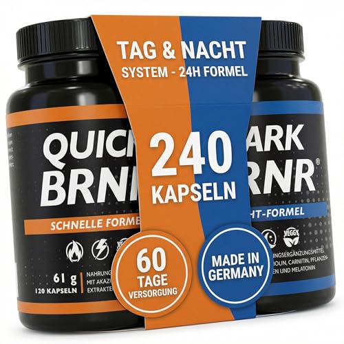 QUICK + DARK BRNR Stoffwechsel Tag&Nacht 24h Paket 240 Kapseln