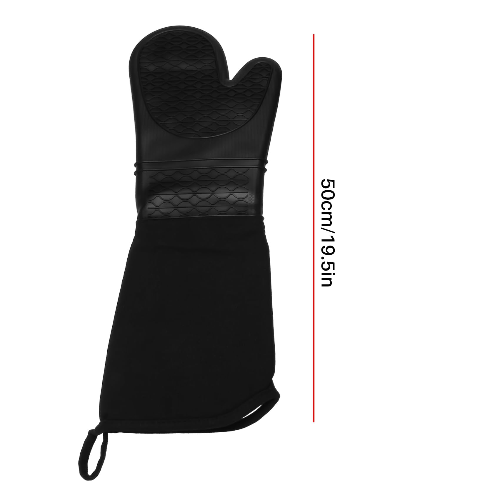 Guantes de horno extralargos resistentes de comercial, resistentes al , guantes de barbacoa con forro de algodón acolchado, paquete de 20