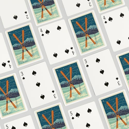 Baraja de Cartas Póker 52 Cartas Vail Colorado miniatura 4