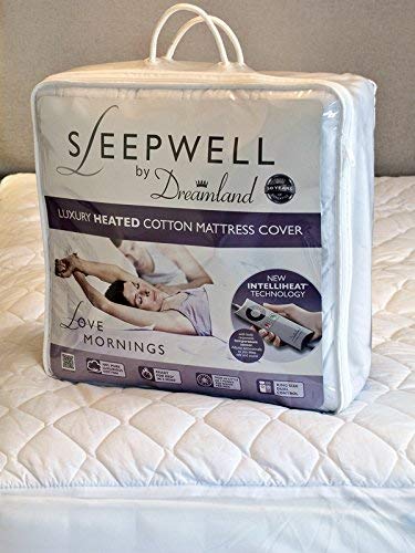 Dreamland Sleepwell 6988 Super King Size Dual Control Heated Pure Cotton  Quilted Fully Fitted Mattress Cover : Amazon.com.au: Home