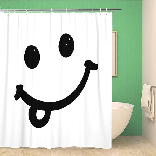 Miniatura 7 de Cortina de ducha con diseño de cabeza de león y pintura digital en tela de poliéster frontal, 60.0 x 72.0in, impermeable, con ganchos