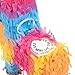 BLUE PANDA Mini Pinata Pack - 3-Pack, Rainbow, 5.25 x 9 x 2 In - Fillable Mini Bull Shaped Pinatas for Rainbow Party Favors Centerpiece
