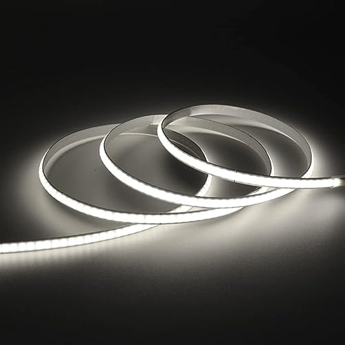 Miniatura 2 de Tira LED regulable táctil de 5 V, 3.3 ft, color blanco, 320 LED, de alta densidad, súper brillante, flexible, fuente de alimentación de conmutación
