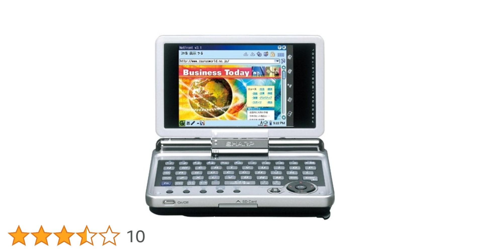 新品未使用品！　SHARP SL- C3200 Zaurus モバイルツール SHARP Personal Mobile Tool Zaurus SL-C3200 Linux AMD FirePro