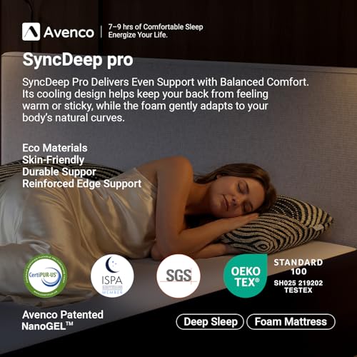King size memory foam mattress