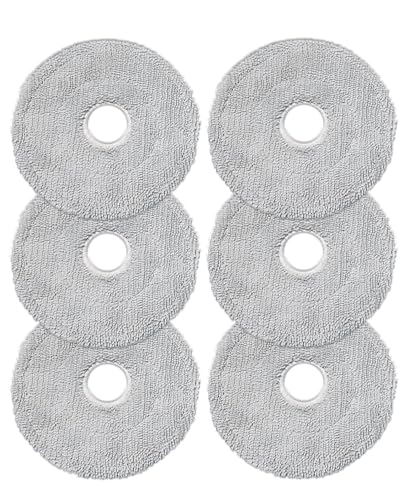 Image of AutoStory 6pcs Replacement Mop Pads for Dreame L10s L20 Ultra L10s Pro Ultra Heat L10 Ultra L10s Pro L10 Prime Xiaomi X10+ S10+ X40 Ultra Robot Vacuum Cleaner,Compatible with Dreametech X30 Ultra
