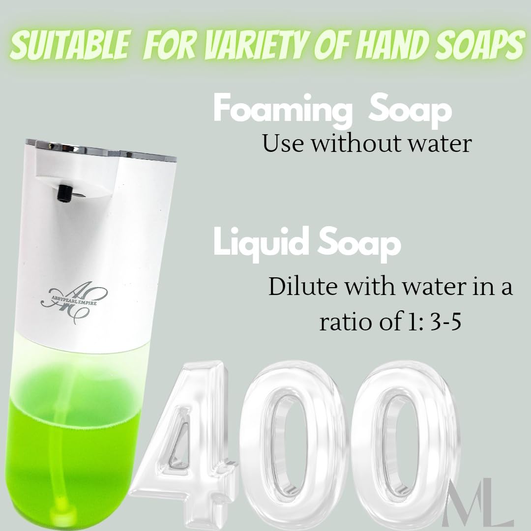 Distributeur automatique de savon moussant, sans contact, rechargeable, distributeur de savon pour enfants avec mousse réglable à 4 niveaux, bec verseur anti-goutte – Distributeur de