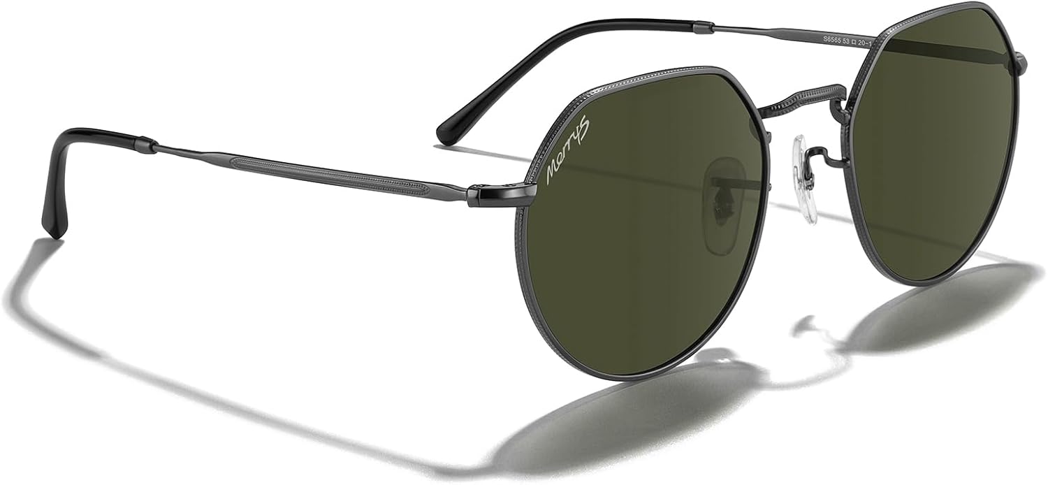 MERRY'S Round Polygon Metal Polarized Sunglasses for Women Men Retro Classic Vintage Shades S6565 - Image 5