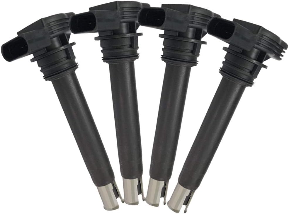 4 PCS Car ignition coil Compatible for AUDI A4 Tt SEAT Exeo SKODA Octavia VW Passat Variant A1 A3 A4 A5 A6 TT Q3 Q5 Skoda Superb L-amborghini Gallardo 1.8T 2.0T 5.2L