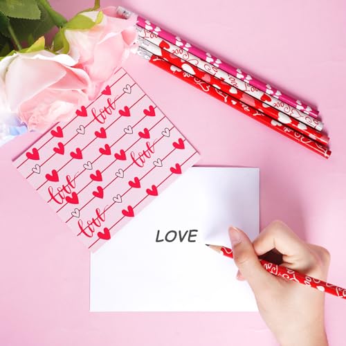 Lápices de San Valentín con borrador x50 miniatura 7