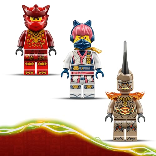Image of LEGO NINJAGO Kai's Dragon Mech Battle Pack - Mech Toy - Playset with 3 Minifigures - 71851