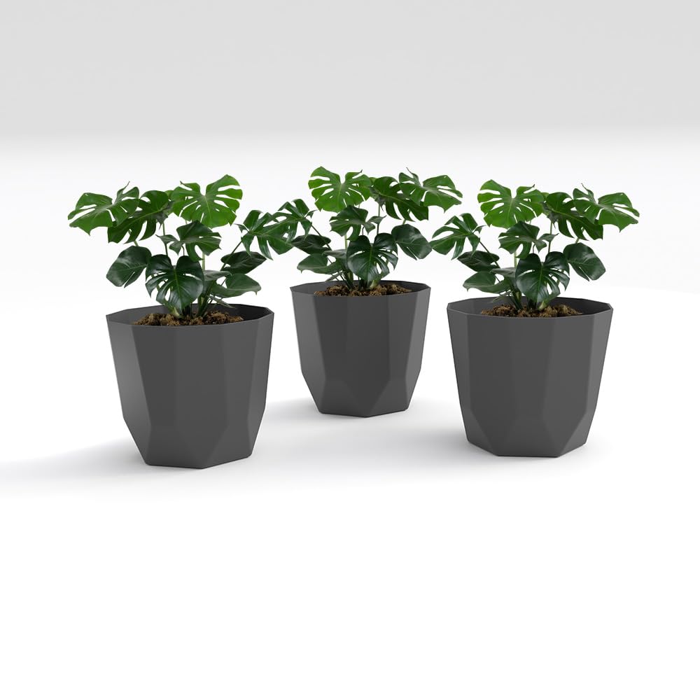 YUCCABE ITALIA SHERA Hexa Planters - Marble White -17 YUCCABE ITALIA SHERA Hexa Planters - Marble White -17