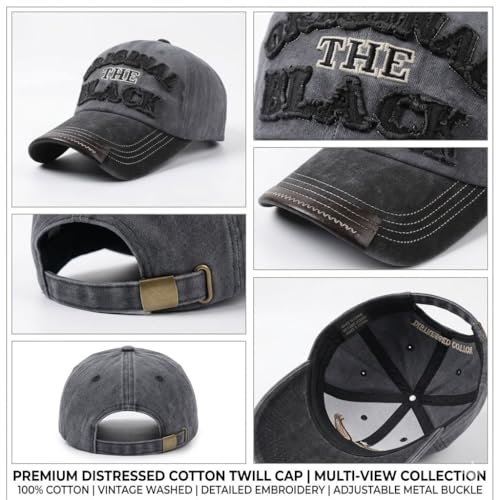 Image of Men's Cotton Baseball Cap, Adjustable Back Closure, Unisex, Casual Style, for Outdoor Lifestyle