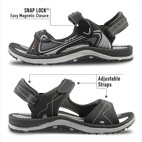 Image of Gold Pigeon Shoes Easy SNAP LOCK Outdoor Water Kids Toddler Sandals for Girls & Boys. Everyday, Vocation, Pool, Summer, Beach Essentials.