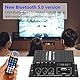 XRLUC Bluetooth Mini Verstärker 12V, 2.0 Kanal Klar und Realität Sound 400 Watt Home Audio Stereo Hi-Fi Musik für Passiver Lautsprecher PC TV Auto (Kein Netzteil)