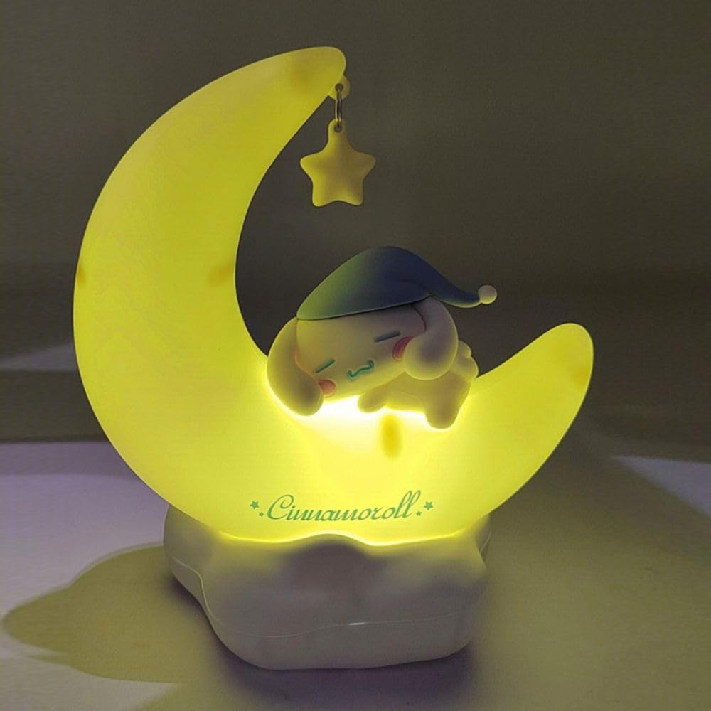 woatcck Kawaii Gece Lambası Sevimli Anime Karakter LED Işık Güzel Lamba Oda Dekor Eşyaları Şarj Edilebilir Masa Lambası Kızlar Çocuklar için Sanat Eseri Dekor (Kutulu CNM).