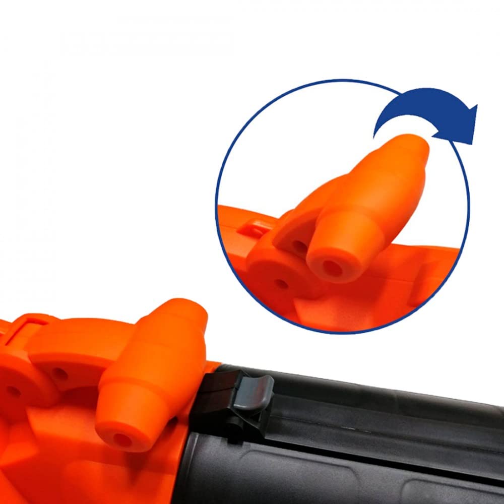 Mediawave Store - Soffiatore Elettrico per Foglie, KRAFTROYAL Aspiratore Trituratore Potenza 2800W con Sacco di Raccolta da 45 litri