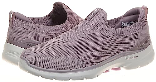 Image of Skechers Womens GO Walk 6 - Vibrant Smile Slip-on Walking Shoes
