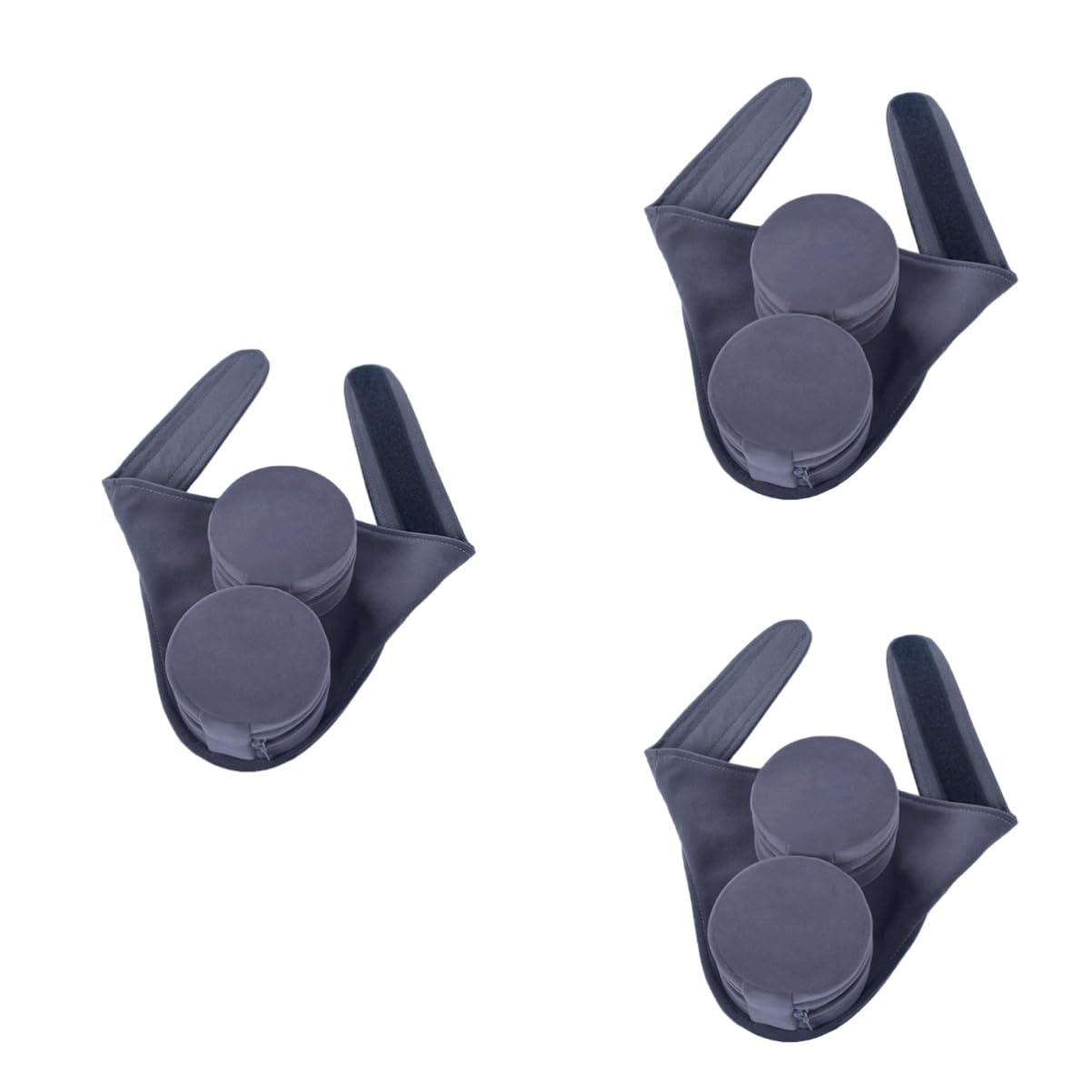 FOMIYES 3pcs Moxibustion Cover Smokeless Moxibustion Bag Acupuncture Bag Moxa Cover